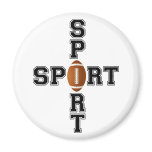 Cool Sport Football Cross magnets