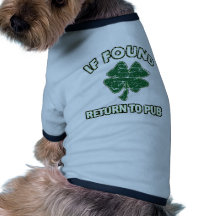 Cool St' Patrick's day designs Doggie T-shirt