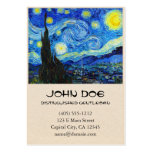 Cool Starry Night Vincent Van Gogh painting Business Card