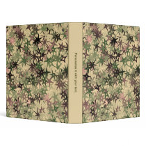 Cool "Stars!" Pattern Vinyl Binders