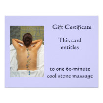 Cool Stone Gift Certificate invitations
