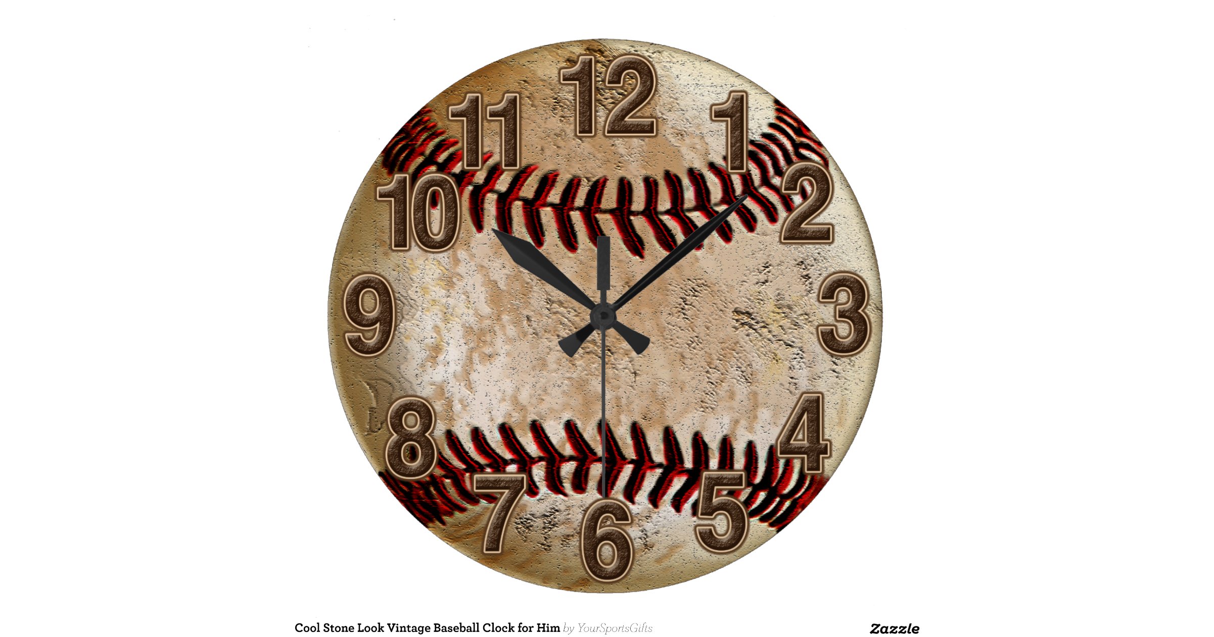 Vintage Baseball Clock 2