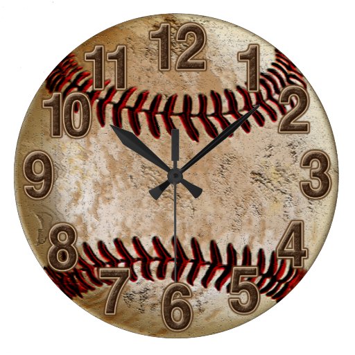 Vintage Baseball Clock 119
