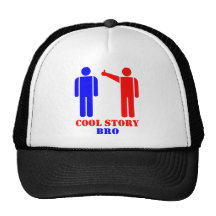 Cool Story Bro Ism Mesh Hats