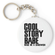 Cool Story Bro Parody Keychains