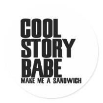 Cool Story Bro Parody Sticker