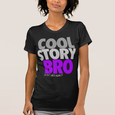 Cool Story Bro (Purple) Tees