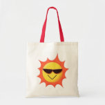 Cool Sun Tote Bags