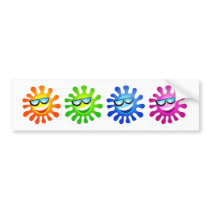 Cool Suns bumper stickers by prawny Cool Suns bumper stickers