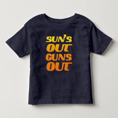 COOL SUN'S OUT GUNS OUT TEE SHIRT