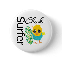 Cool Surfer Chick Pins