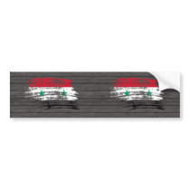 Cool Syrian flag design Bumper Stickers