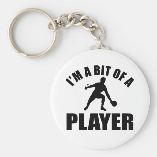 Cool Table tennis design Keychains