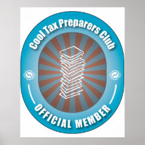 Cool Tax Preparers Club Posters