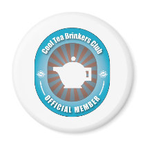 Cool Tea Drinkers Club magnets by busybees Cool Tea Drinkers Club magnets