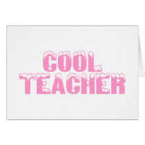 Cool Teacher (Pink) Cards