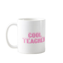 Cool Teacher (Pink) Coffee Mugs