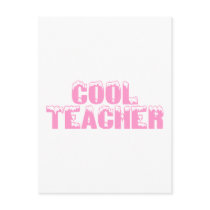 Cool Teacher (Pink) Postcards