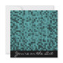 Cool Teal Glam Invitation