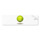 Cool Tennis Emblem 2 Bumper Sticker