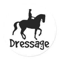 Cool Text Dressage w/ Piaffe Horse stickers by dogsandhorses Cool Text Dressage w/ Piaffe Horse stickers