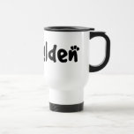Cool Text Golden Mugs