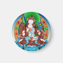 Cool thangka Akasagarbha Bodhisattva Mahasattva Refrigerator Magnet