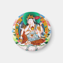 Cool tibetan thangka Cintamanicakra Avalokitesvara Magnets