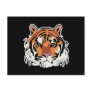 cool tiger face design postcards