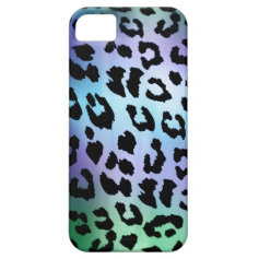 Cool Toned Leopard Skin Animal iPhone 5 Case