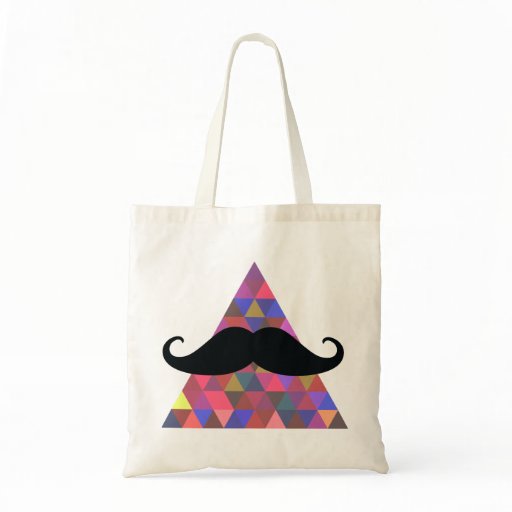 Cool Tote Bags Moustache Tote Bags Hipster Zazzle