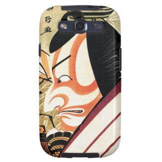 Cool Traditional Japanese Kabuki Samurai Tadamasa Samsung Galaxy S3 Covers
