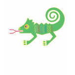 cool tribal lizard design tanktop