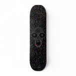 Cool tribal vampire skull graphic skateboard