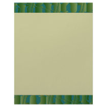 Cool "Tropical Leaves" Pattern Personalized Letterhead
