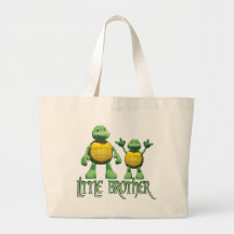 Cool Turtles Little Brother Tote Bag