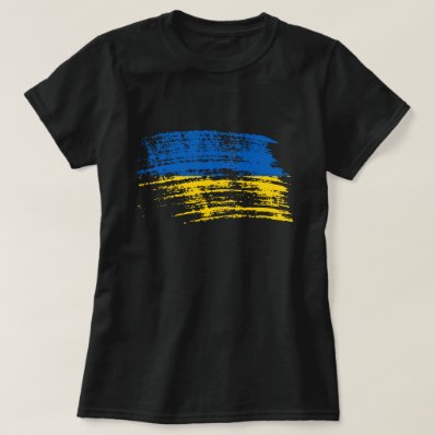 Cool Ukrainian flag design T Shirts