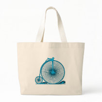 Cool Vintage Bicycle Illustration Products Canvas Bag