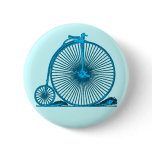 Cool Vintage Bicycle Illustration Products Pinback Button