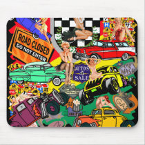 Cool Vintage Cars Mouse Pad