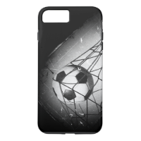 Cool Vintage Grunge Football in Goal iPhone 7 Plus Case