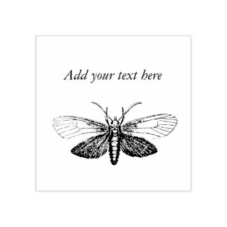 Cool Vintage Moth Add Your Personal Text