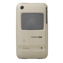 Cool Vintage Retro Geek PC Computer iPhone 3 Case