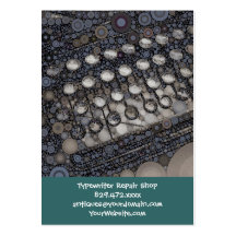 Cool Vintage Typewriter Modern Design Pop Art Business Cards