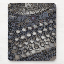 Cool Vintage Typewriter Modern Design Pop Art Mouse Pads