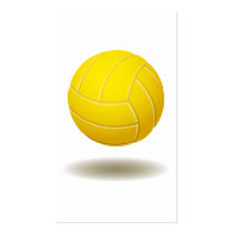 Cool Volleyball  Emblem 2 Business Card Templates