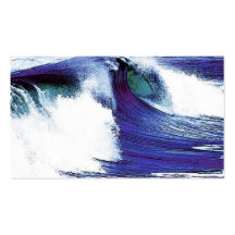 Cool Wave Business Card Template