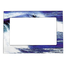 Cool Wave Photo Frame Magnet