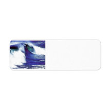 Cool Wave Return Address Labels