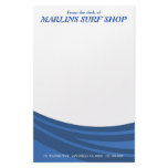 Cool Waves Surf Shop Letterhead Stationary Stationery Paper
